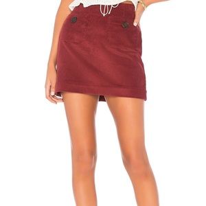 Clayton corduroy mini skirt